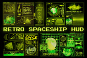 Retro Spaceship HUD, an Object Graphic by Pixflow (Thumbnail 1 of 9)