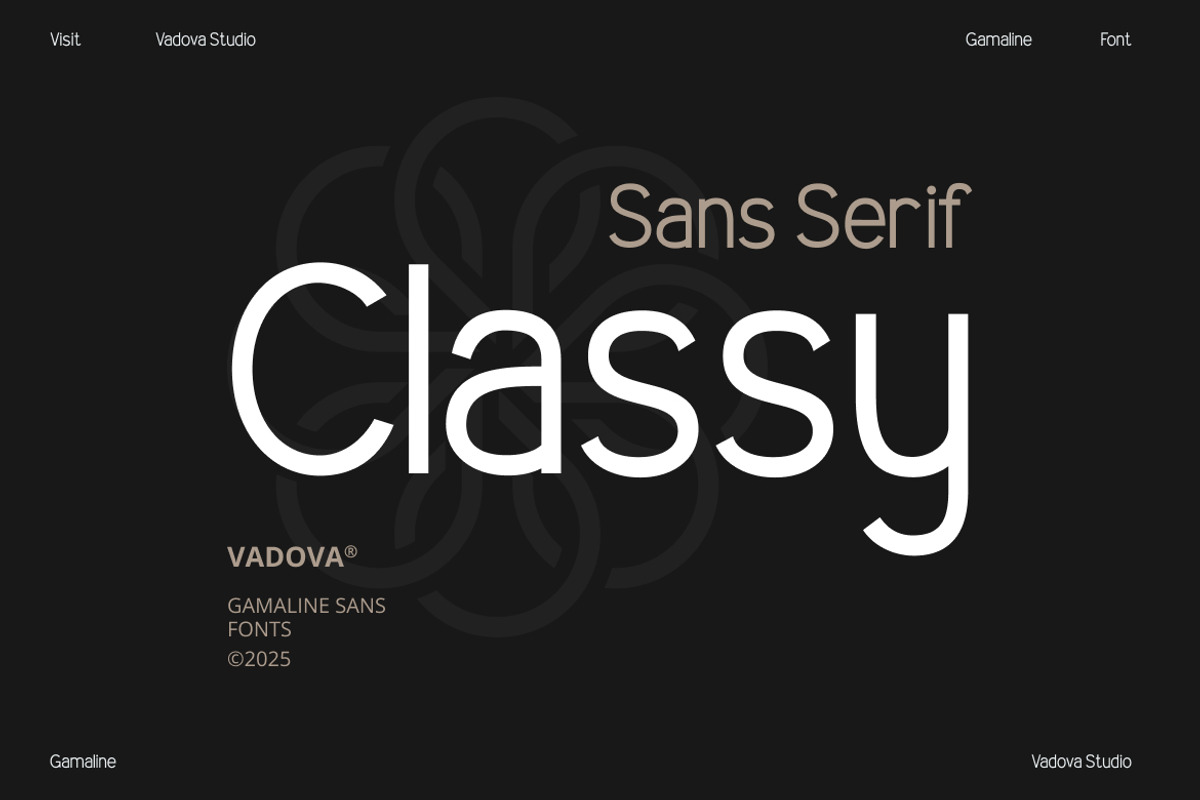 Gamaline - Sans Serif Font, a Sans Serif Font by Vadovastd (Photo 5 of 7)