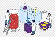 Laboratory Research and Experiment, an Education Illustration by Partikusi Design (Thumbnail 3 of 3)