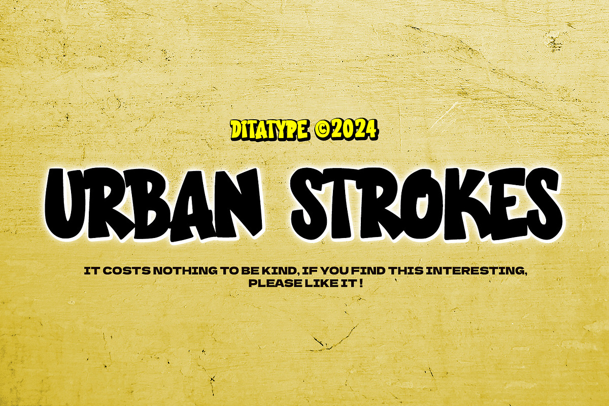 Urban Stroke, a Symbol Font by Ditatype (Photo 11 of 11)