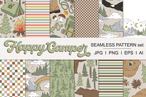 Camping Life Pattern Set