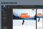Montrip - Mountain Travel Agency Web, a Landing Page Template by SundayWorkTeam (Thumbnail 4 of 4)