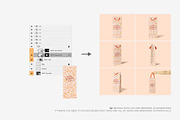Wine Size Gift Bag Mock-up, a Print Template by Branda Keeps (Thumbnail 15 of 17)