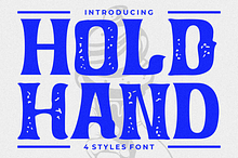 Hold Hand - Modern Display Font