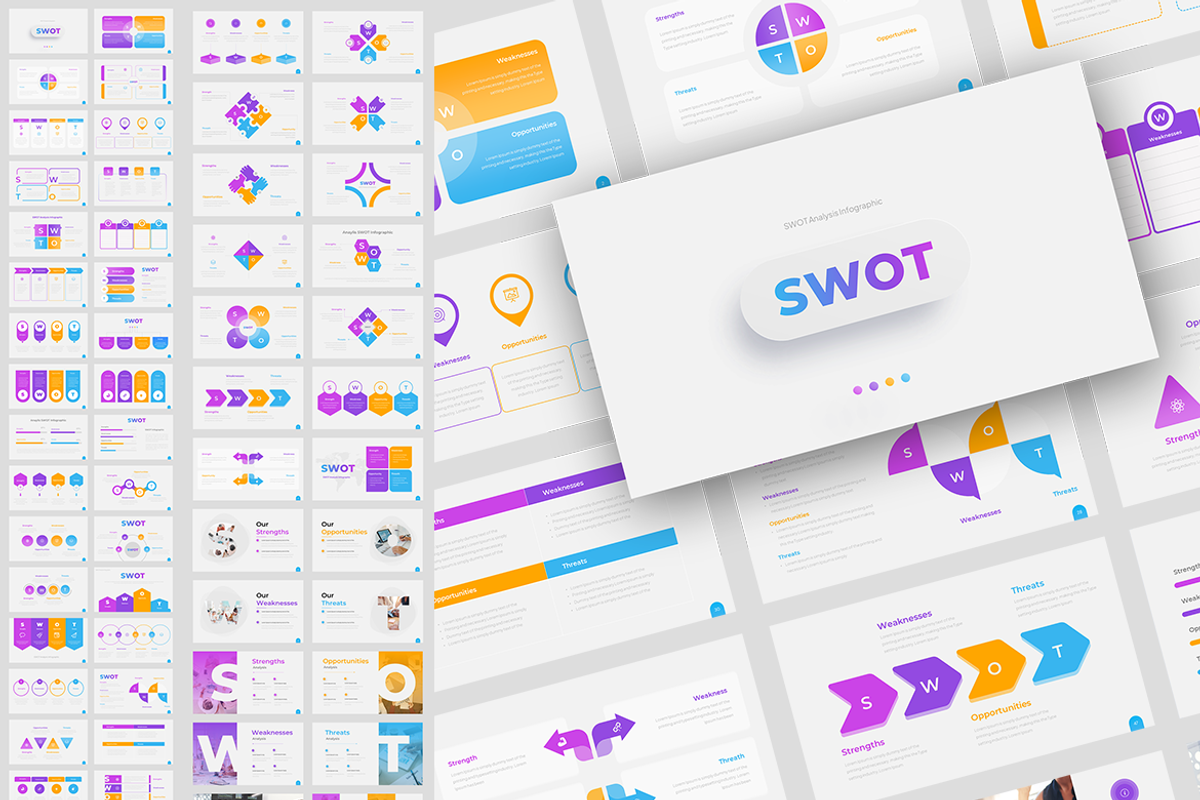 Swot Analysis Keynote, a Presentation Template by Pixslides (Photo 4 of 4)