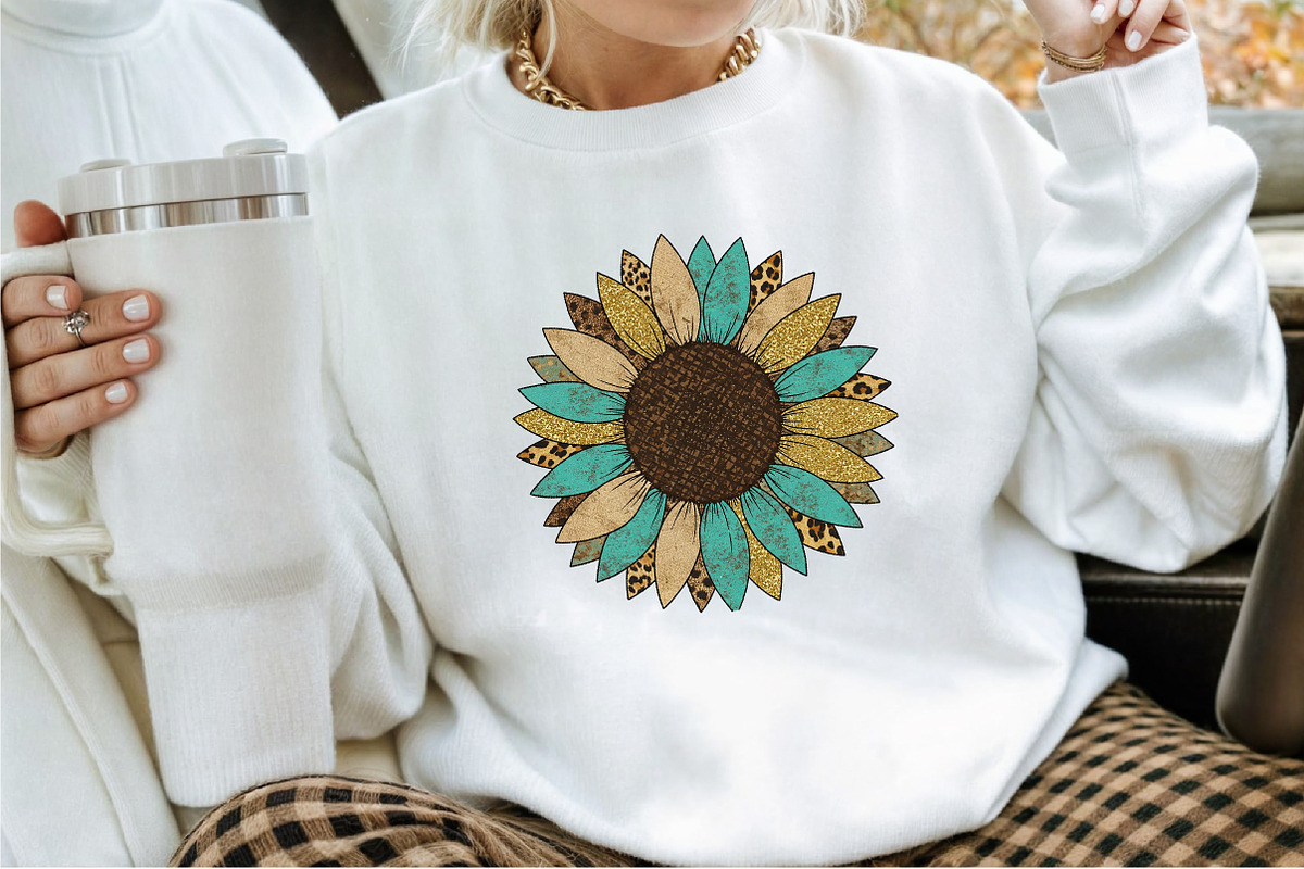 Sunflower Western PNG, an Illustration by Sublimation Artist (Photo 7 of 9)