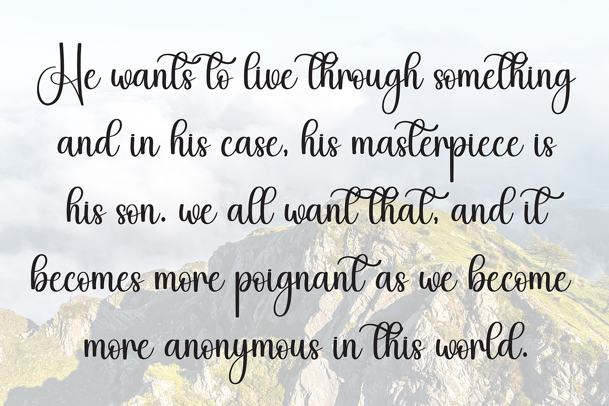 Humble | Script Font, a Handwritten Font by Scratchones (Photo 6 of 9)