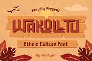 Wakolltu, a Font by kerismaker (Thumbnail 1 of 12)