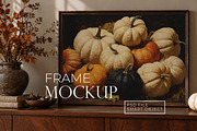 Autumn Horizontal Frame Mockup, a Household Mockup by AYAKA Studio Co. (Thumbnail 5 of 5)