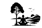 peaceful moment silhouette, an Illustration by Amazin_art (Thumbnail 26 of 46)