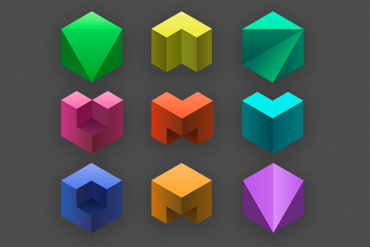 Hexagon Logos, a Branding & Logo Template by Michael Rayback Design (Photo 2 of 4)
