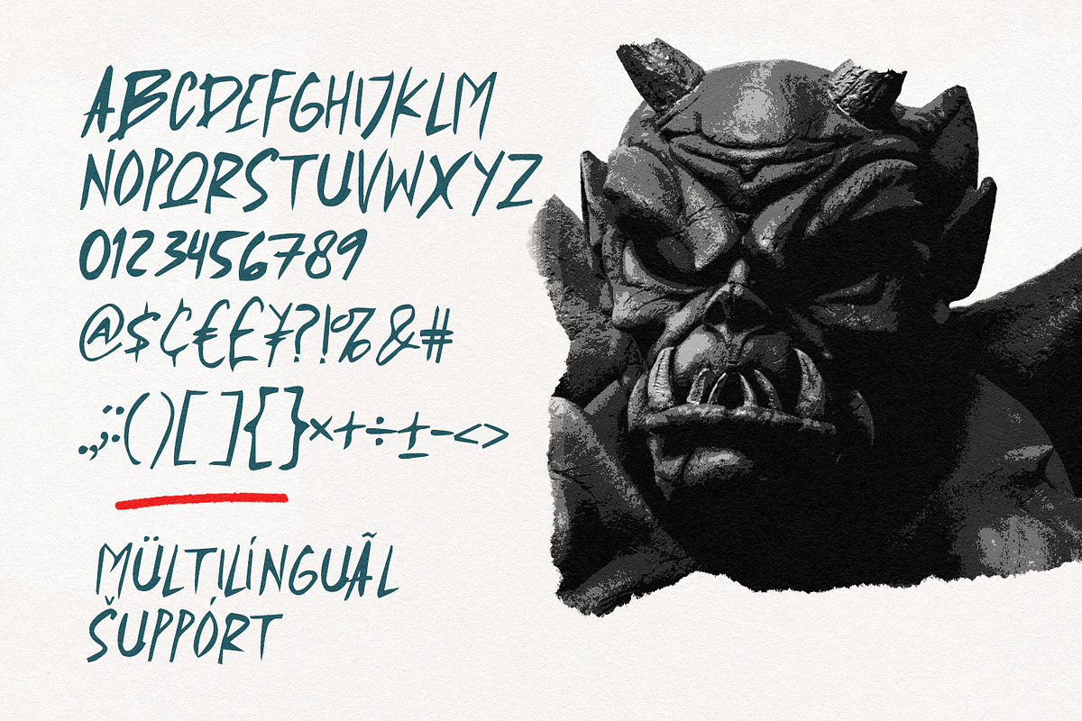 Bacelar Unique Handmade Brush Font, a Handwritten Font by Maulana Creative (Photo 6 of 7)