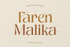 Sinera Modern Beautiful Font