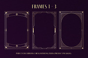 Art Deco Border & Frames, an Object Graphic by DesignerCandies (Thumbnail 3 of 7)