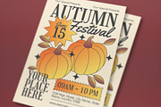 Autumn Festival Flyer, a Flyer Template by graphicook (Thumbnail 2 of 3)