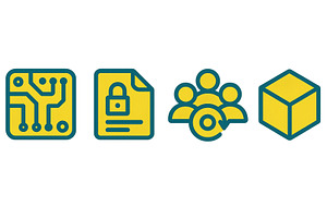 Digital icons representing, a Technology Illustration by ZinetroN