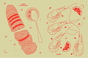 BBQ Food Vector Illustrations, a Food Illustration by TheFoodAtlas (Thumbnail 14 of 17)