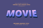 Retro Editable Text Effect, an Action Add-On by Photoshop Action (Thumbnail 4 of 10)