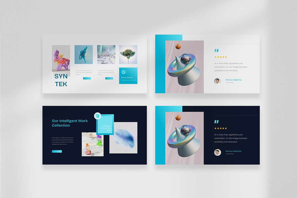 Artificial Intelligence PowerPoint, a Presentation Template by New Coral Design (Photo 4 of 6)