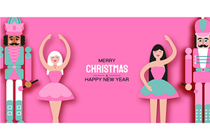 Pink Sugar Christmas Nutcracker and