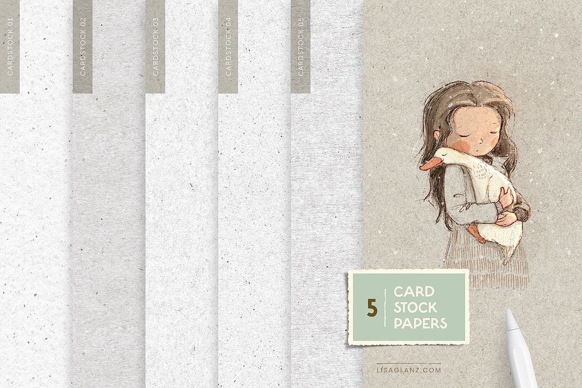 Seamless Paper Texture Brushes, a Brush Add-On by Lisa Glanz (Photo 7 of 15)