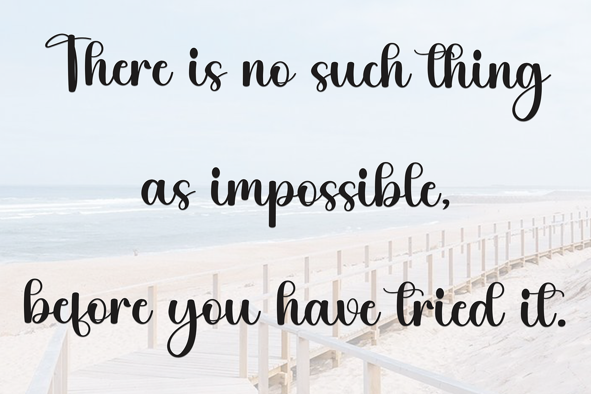 Benefit, a Handwritten Font by FreshTypeINK (Photo 5 of 8)