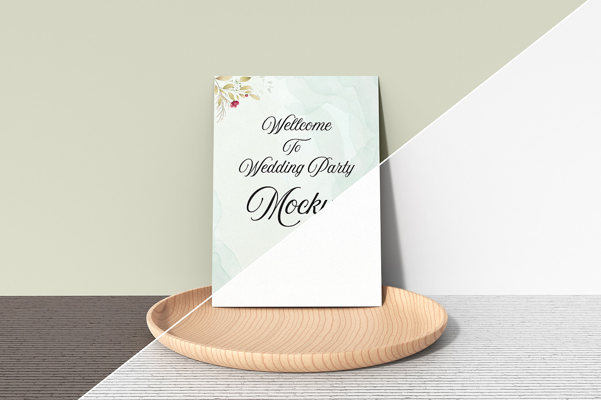 Wedding Invitation Mockup, a Product Mockup by graphypix (Photo 3 of 4)