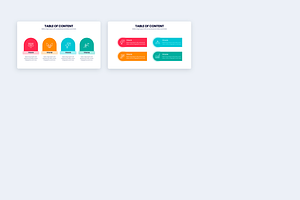 Table Of Content Keynote Infographic