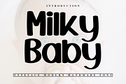 Milky Baby, a Serif Font by InermediaSTUDIO (Thumbnail 1 of 7)