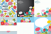 Cute school backgrounds, an Education Illustration by kostolom3ooo (Thumbnail 2 of 4)