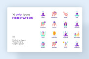 Meditation | 32 Icons Set Hand Drawn, an Outline Icon by Marina Silence (Thumbnail 5 of 17)