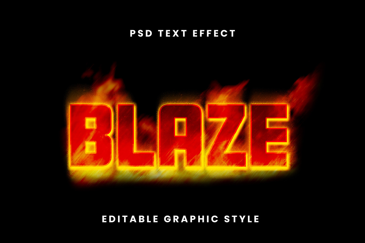Blazing Fire Text Effect