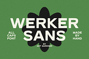 AG WERKER SANS, a Font by Ant Gardner (Thumbnail 1 of 5)