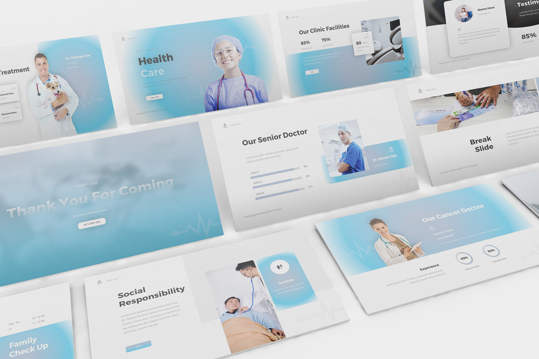 Health Care Google Slides Template, a Presentation Template by ...