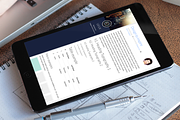Simple Blog Responsive Theme, a Bootstrap Template by uExel Web Design Shop (Thumbnail 3 of 5)
