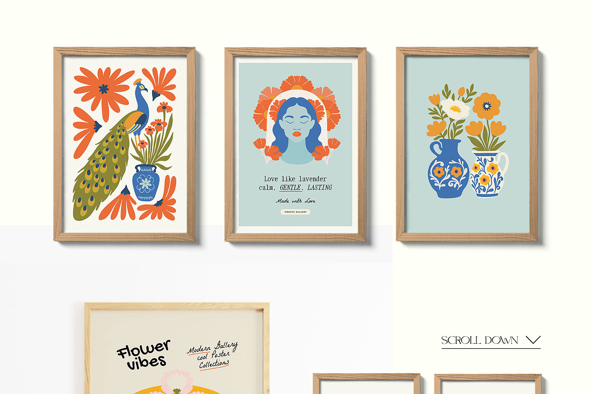 Bloom Garden | Wall Art Creator, an Object Graphic by Leleka.Store (Photo 8 of 17)