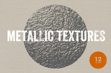 Metallic Textures - 12 Vectors, a Texture Graphic by Offset
