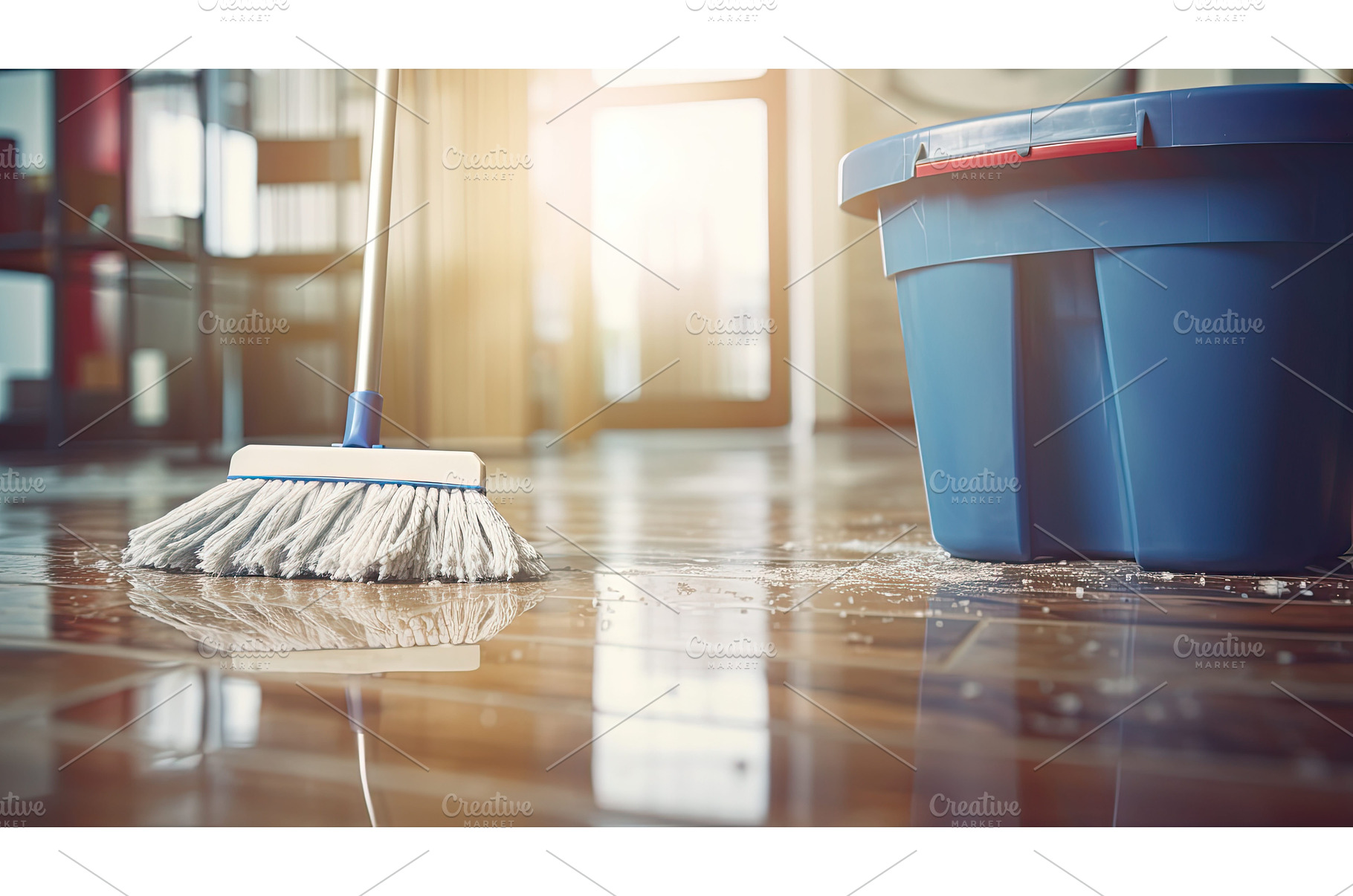 tiled blurred cleaning home interior, a Background Photo by pikepicture