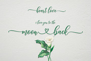 Heart love, a Script Font by Amarlettering (Thumbnail 2 of 5)