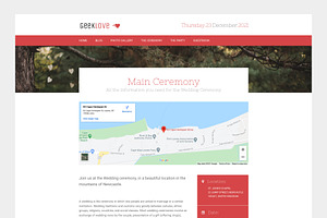 Geeklove - A Wedding WordPress Theme