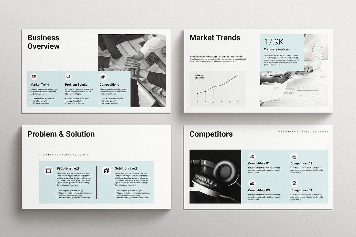 Business Plan Presentation Template, a Presentation Template by E-Type (Photo 3 of 5)
