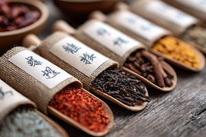 Colorful assortment of traditional, a Health & Medical Photo by MistyDay