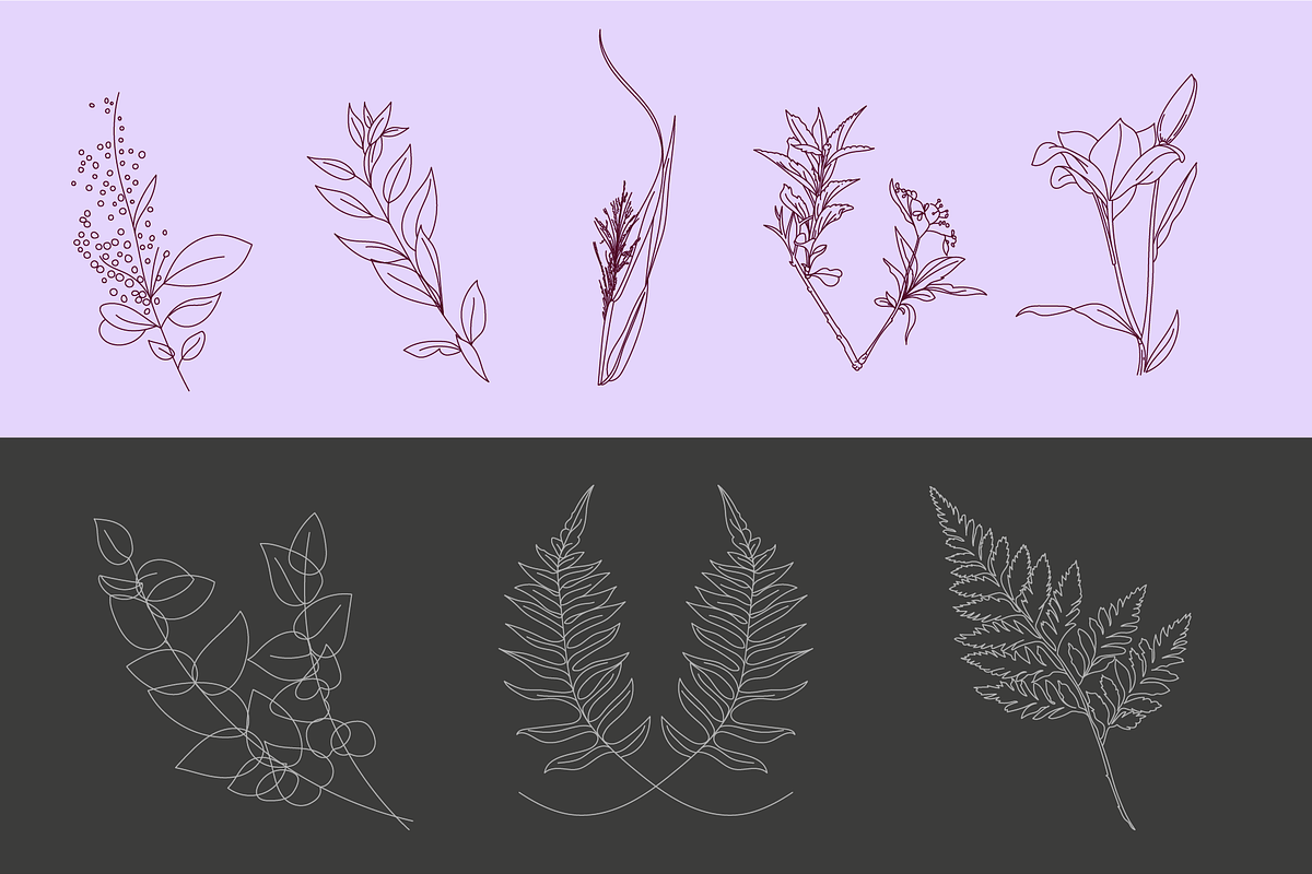 30 FineLine Flowers, an Illustration by Inkwell Supply Co (Photo 6 of 15)