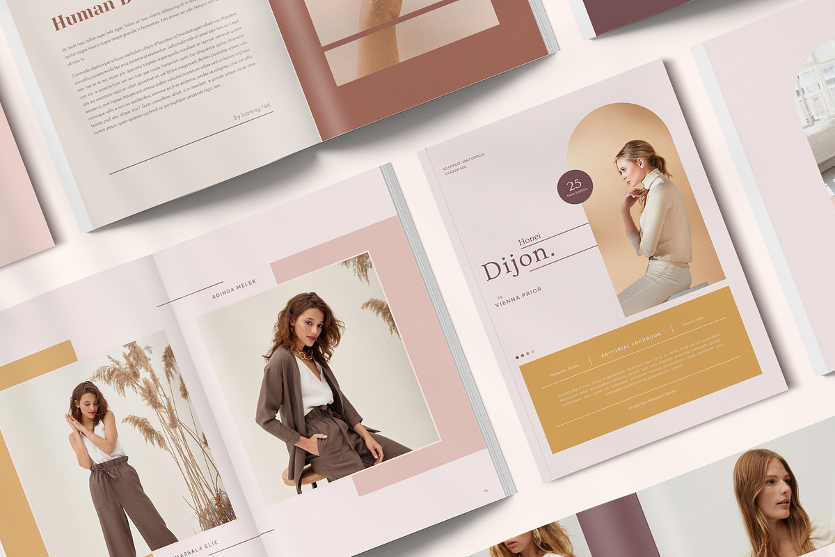 Canva Editorial Lookbook | Dijon, a Magazine Template by BlancaLab Studio (Photo 2 of 7)