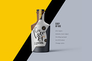 Gin Ceramic Bottle Mockup, a Product Mockup by easymock (Thumbnail 3 of 11)