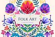 Folk Art | Garden Theme, a Texture Illustration by ArtstudioByKhushbu (Thumbnail 1 of 11)