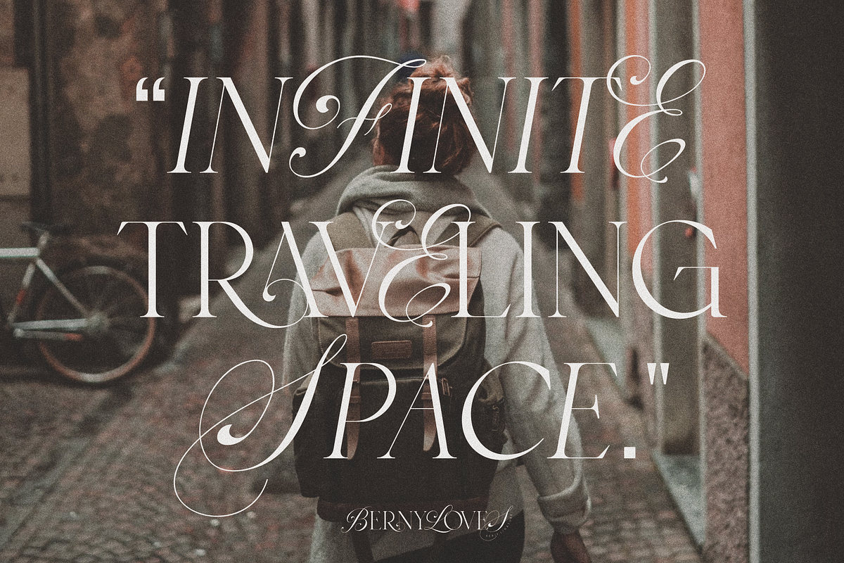 Berny Loves _ Serif Ligature, a Serif Font by Penatic Studio (Photo 8 of 10)