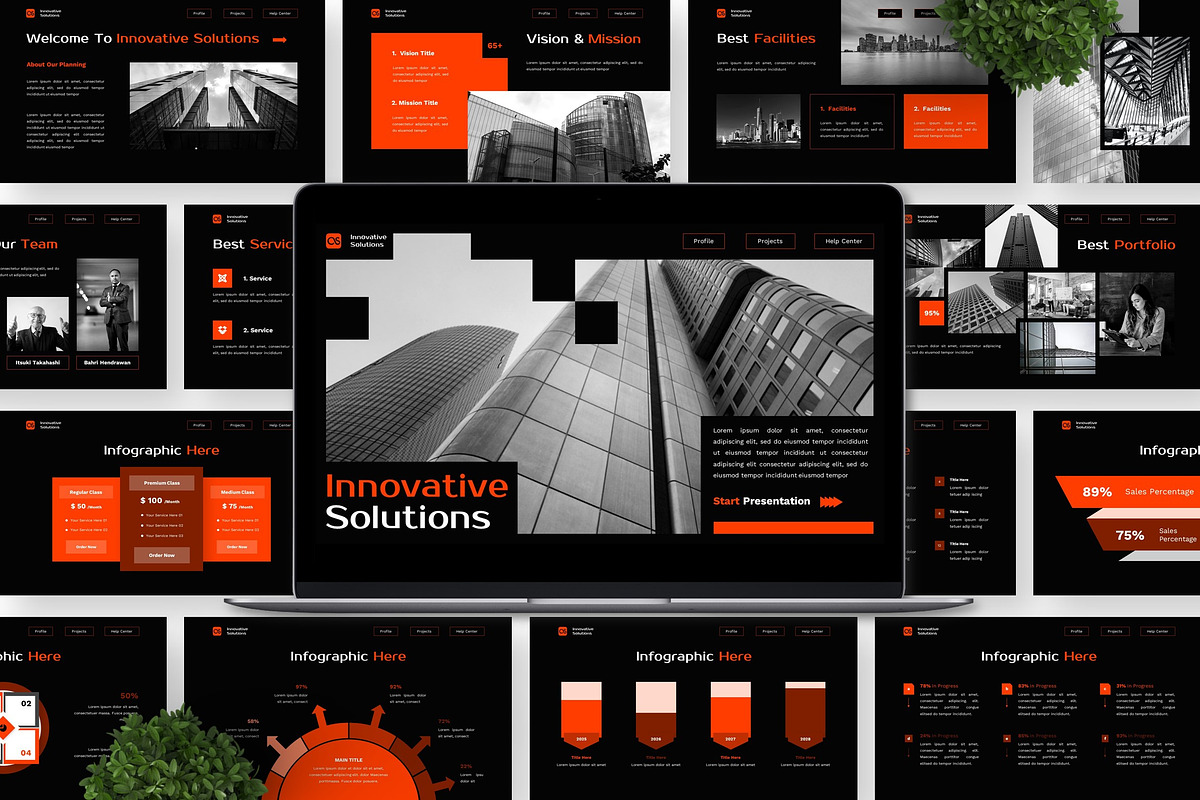Innovative Solutions - Business Key, a Presentation Template by Deepslide Studio (Photo 6 of 6)