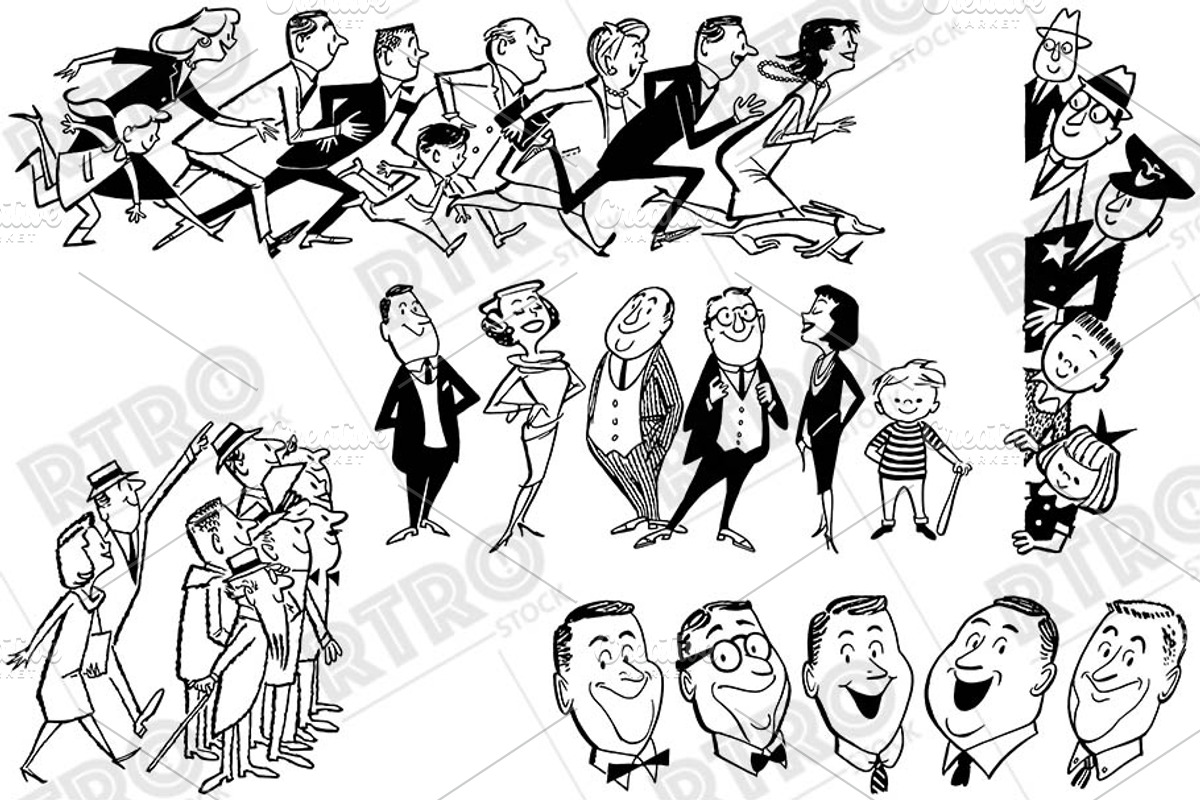 RTRO Crowds 1, a Person Illustration by RTRO Stock (Photo 3 of 5)
