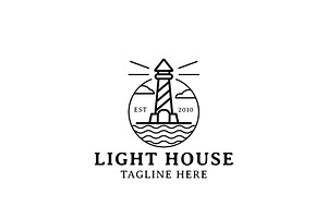 Lighthouse Harbor Logo Design